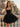 Bow Back Square Neck Tank Homecoming Dress with Ball Gown