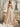 Lace Embroidery Cut Out Ball Gown Prom Dress With Pocket - Champagne