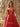 Lace Embroidery Cut Out Ball Gown Prom Dress With Pocket - Red