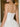Lace Strapless Bodice Pretty Mini Ball Gown Dress in White