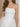 Lace Strapless Bodice Pretty Mini Ball Gown Dress in White