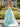 Bodice Layered Ball Gown Prom Dress With Slit in Baby Blue