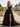 Bodice Layered Ball Gown Prom Dress With Slit in Black
