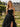 Bodice Layered Ball Gown Prom Dress With Slit in Black