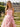 Bodice Layered Ball Gown Prom Dress With Slit in Pink