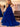 Bodice Layered Ball Gown Prom Dress With Slit - Royal Blue