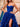 Bodice Layered Ball Gown Prom Dress With Slit - Royal Blue