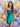 Hot Fix Scoop Pleated Sheath Mini Prom Dress - Emerald Green