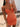 Lace Embroidery Sheer Bodice Mini Prom Dress - Orange