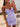Lace Embroidery Sheer Bodice Mini Prom Dress - Lavender