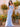 Lace Embroidery Boned Strapless Mermaid Prom Dress With Bow - Baby Blue