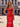 Ruched Embroidery Illusion Lace Up Bodice Long Mermaid Prom Dress With Slit - Red