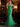 Off Shoulder Trumpet Long Evening Dress - Green