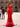 Bow Front Embroidery Illusion Pleated Lace Up Bodice Long Mermaid Prom Dress - Red