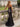 Sweetheart Embroidery Lace Up Long Mermaid Prom Dress With Split in Black