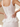 Illusion Lace Two Pieces Like Bow Waist Mini Sheath Hoco Dress in White