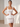 Illusion Lace Two Pieces Like Bow Waist Mini Sheath Hoco Dress in White