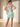 Illusion Lace Two Pieces Like Bow Waist Mini Sheath Hoco Dress in Mint Green
