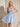 Embroidery Bodice Sweetheart Neck Sheer Lace Up Mini A-Line Prom Dress in Baby Blue