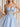 Embroidery Bodice Sweetheart Neck Sheer Lace Up Mini A-Line Prom Dress in Baby Blue