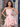 Hand Made Flowers Puffy Mini Ball Gown Prom Dress-Dusty Rose