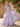 Off Shoulder 3D Flowers Ruched Bust Pleated Long Ball Gown Prom Dress in Lavender