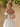 Off Shoulder 3D Flowers Ruched Bust Pleated Long Ball Gown Prom Dress in White