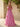 3D Flowers Off Shoulder Ruched Bust Pleated Long Ball Gown Prom Dress in Hot Pink