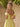 Off Shoulder 3D Flowers Ruched Bust Pleated Long Ball Gown Prom Dress in Goose Yellow