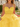 Crystal Boned Mini Ball Gown Prom Dress With Ruffle in Yellow