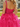 Crystal Boned Mini Ball Gown Prom Dress With Ruffle in Hot Pink