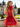 Crystal Boned Mini Ball Gown Prom Dress With Bow - Red