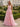 Strapless Floral Bodice Lace Up Layered Long Ball Gown Prom Dress in Pink Floral