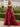 Plunging Cut Front Sparkly Sheer Lace Up Long Ball Gown Prom Dress With Split in Burgundy