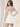 Ruched Strapless Bodice Lace Up Mini Ball Gown Hoco Dress in White