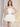 Ruched Strapless Bodice Lace Up Mini Ball Gown Hoco Dress in White