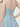Ruched Strapless Bodice Lace Up Mini Ball Gown Hoco Dress in Sky Blue