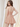 Ruched Strapless Bodice Lace Up Mini Ball Gown Hoco Dress in Blush Pink