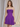 Ruched Strapless Bodice Lace Up Mini Ball Gown Hoco Dress in Purple
