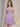 Ruched Strapless Bodice Lace Up Mini Ball Gown Hoco Dress in Lilac