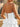 Pearl Like Strapless Tiered Ruffle Hem Ball Gown Mini Dress in White