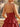 Pearl Like Strapless Tiered Ruffle Hem Ball Gown Mini Dress in Red
