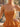 Pearl Like Strapless Tiered Ruffle Hem Ball Gown Mini Dress in Orange
