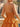 Pearl Like Strapless Tiered Ruffle Hem Ball Gown Mini Dress in Orange