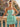 Pearl Like Strapless Tiered Ruffle Hem Ball Gown Mini Dress in Mint Green