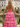 Strapless Ruched Cut Side Lace Up Long Ball Gown Prom Dress With Split in Hot Pink