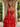 Strapless Ruched Cut Side Lace Up Long Ball Gown Prom Dress With Split in Red