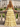 Strapless Ruched Cut Side Lace Up Long Ball Gown Prom Dress With Split in Yellow