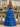 Strapless Ruched Cut Side Lace Up Long Ball Gown Prom Dress With Split in Royal Blue