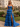 Strapless Ruched Cut Side Lace Up Long Ball Gown Prom Dress With Split in Royal Blue